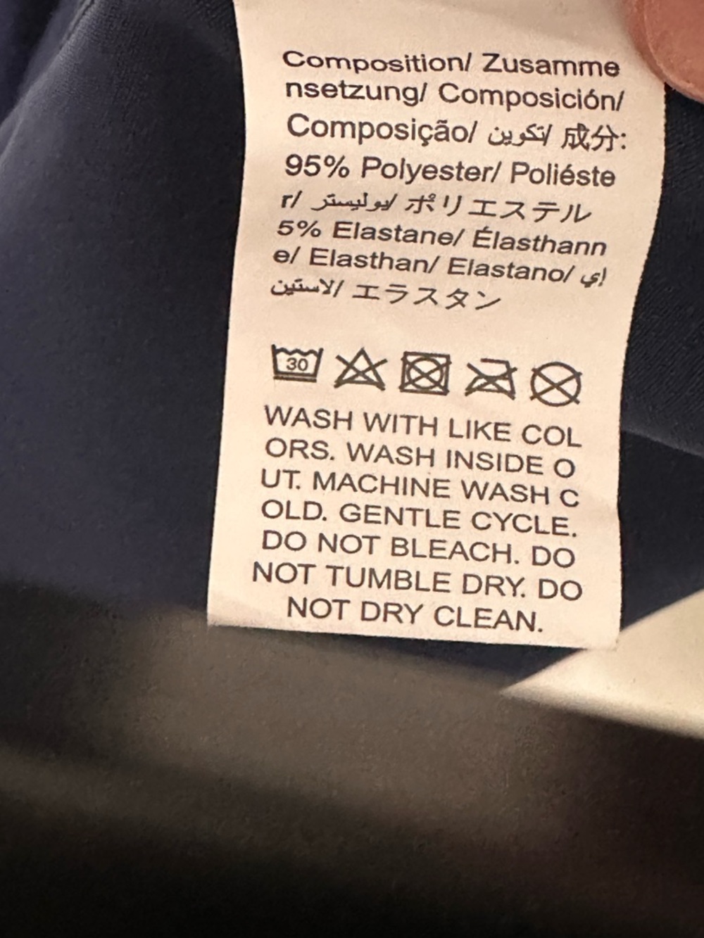 Navy Wrap Midi Dress with Ruffle Sleeves and Ruffle Bottom Hem Size XL - Picture 5 of 5